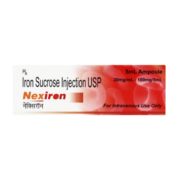 Nexiron 100mg Injection Rizochem Pharmaceuticals