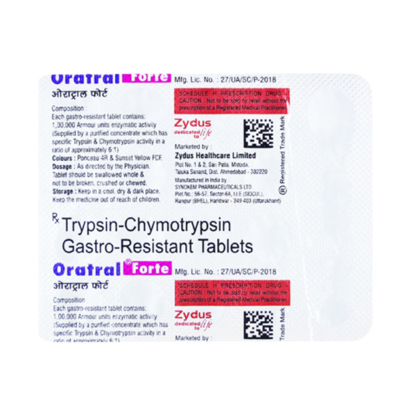 Oratral Forte Tablet Rizochem Pharmaceuticals