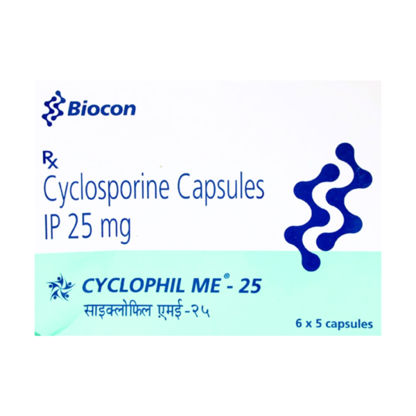 Cyclophil ME 25mg Capsule Rizochem Pharmaceuticals
