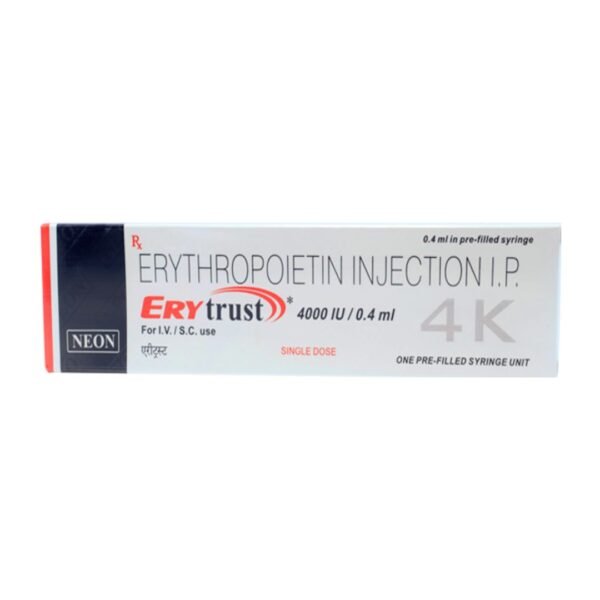 Erytrust 4000IU Injection Rizochem Pharmaceuticals