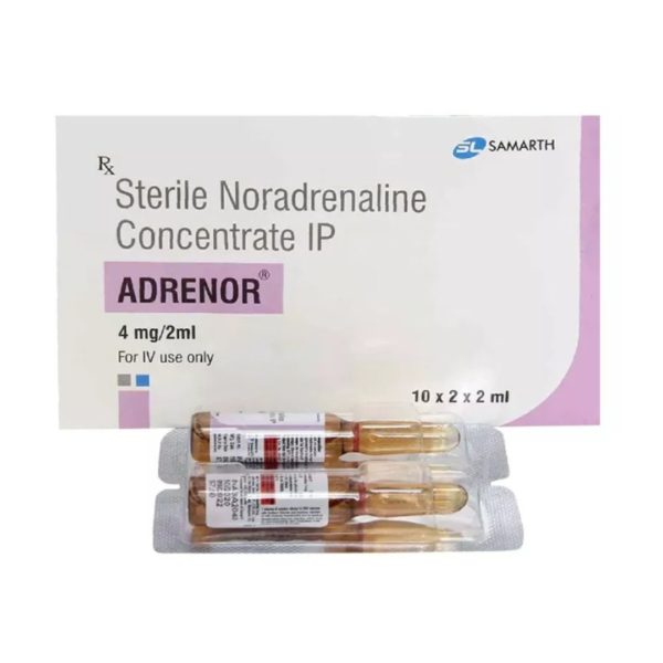 Adrenor 4mg Injection Rizochem Pharmaceuticals