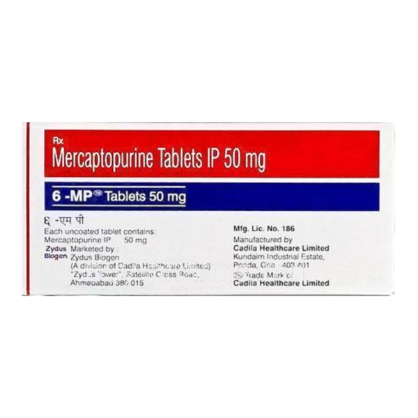 6 MP 50mg Tablet Rizochem Pharmaceuticals