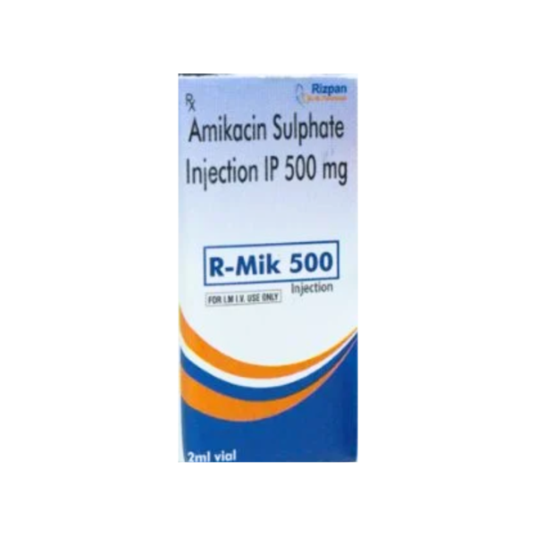 R Mik 500mg Injection Rizochem Pharmaceuticals