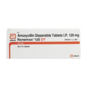 Ronemox 125mg Tablet DT Rizochem Pharmaceuticals