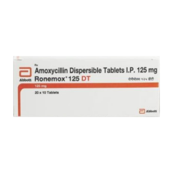 Ronemox 125mg Tablet DT Rizochem Pharmaceuticals