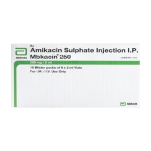 Mbkacin 250mg Injection Rizochem Pharmaceuticals