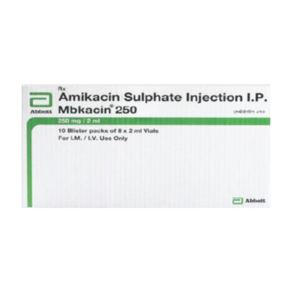 Mbkacin 250mg Injection Rizochem Pharmaceuticals