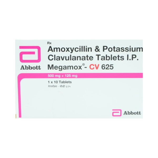 Megamox CV 625mg Tablet Rizochem Pharmaceuticals