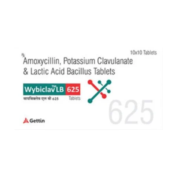 Wybiclav LB 625mg Tablet Rizochem Pharmaceuticals