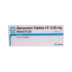 Shanti 0.25mg Tablet Rizochem Pharmaceuticals