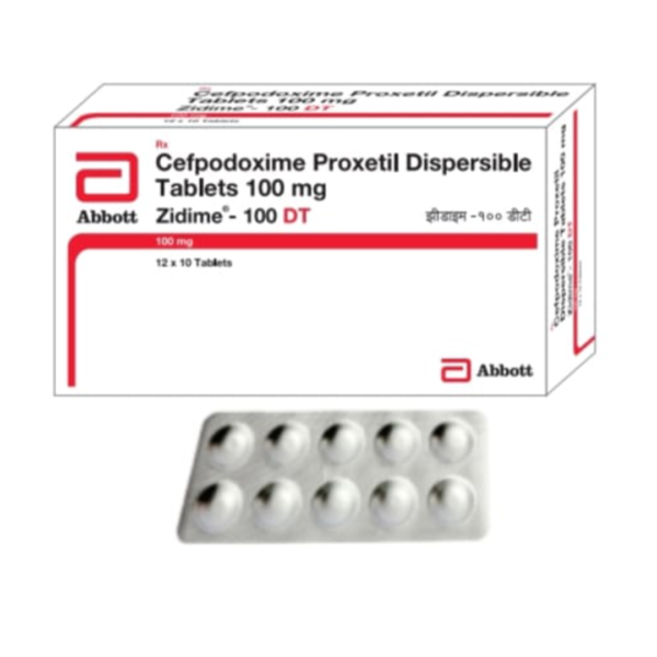 Zidime CV 100mg/62.5mg Tablet DT Rizochem Pharmaceuticals