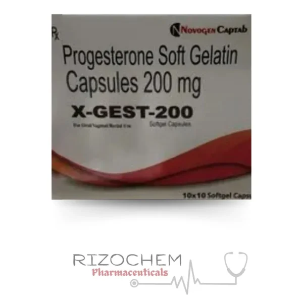 S Gest 200mg Soft Gelatin Capsule - Pharmaceutical wholesale and export product, used for hormone replacement therapy and menstrual regulation.