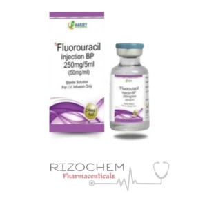 Fluorouracil Fluracil 250mg injection vial, chemotherapy treatment for cancer by a Pharmaceuticals Wholesaler & Exporter.