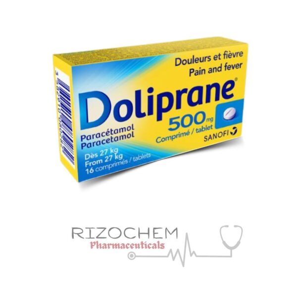 Doliprane 500mg tablet," an SEO-friendly alt text could be: "Doliprane 500mg tablet - effective pain relief and fever reducer medication.