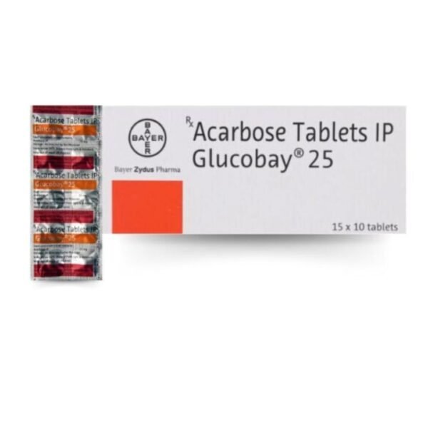 Glucobay 25mg Tablet Rizochem Pharmaceuticals
