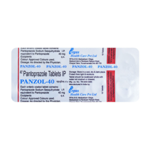 Panzol 40mg Tablet Rizochem Pharmaceuticals