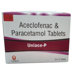 Uniace P 100mg/325mg Tablet Rizochem Pharmaceuticals