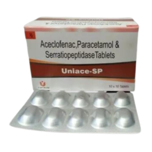 Uniace SP 100mg/325mg/15mg Tablet Rizochem Pharmaceuticals