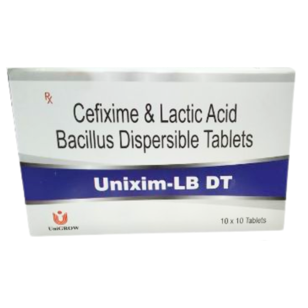 Unixim LB 200mg Tablet DT Rizochem Pharmaceuticals