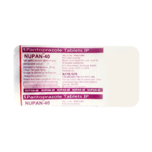 Nupan 40mg Tablet Rizochem Pharmaceuticals