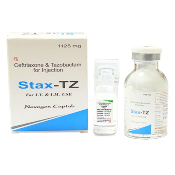 Stax TZ Injection 1000mg/125mg Rizochem Pharmaceuticals