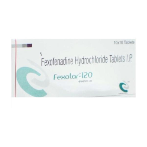Fexolar 120mg Tablet Rizochem Pharmaceuticals