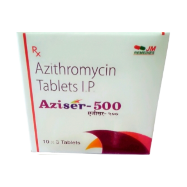 Aziser 500mg Tablet Rizochem Pharmaceuticals
