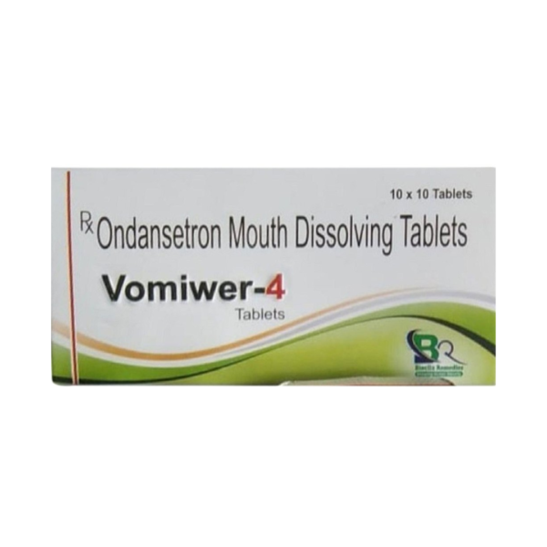 Vomiwer 4mg Tablet Rizochem Pharmaceuticals