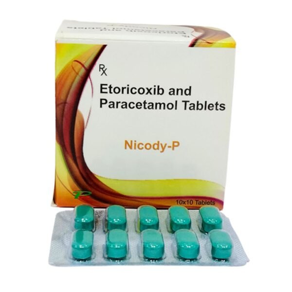 Nicody P 60mg/325mg Tablet Rizochem Pharmaceuticals